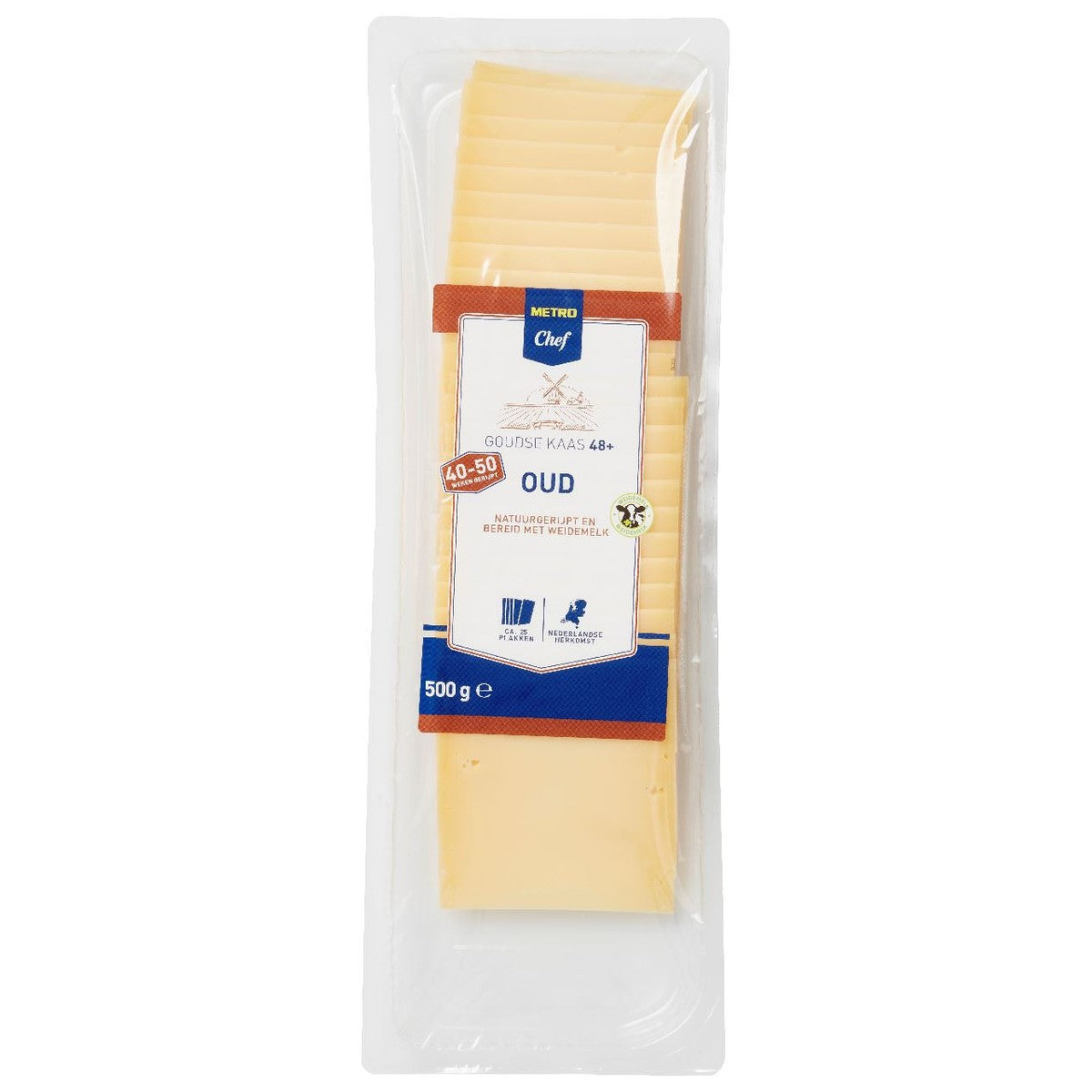 Old Gouda cheese 48+ slices 500 g
