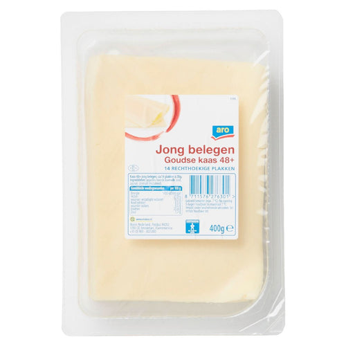 aro 48+ Gouda cheese young mature slices 400 g