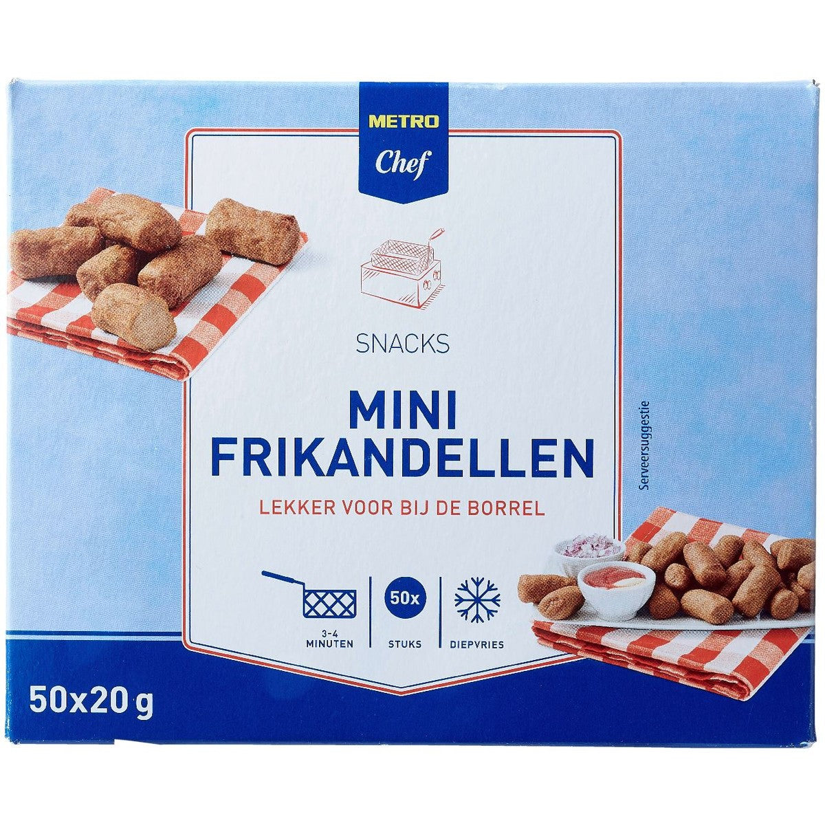 Mini Frikandellen 50 x 20 g