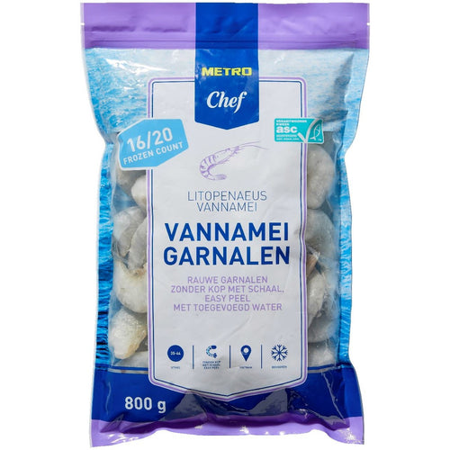 Asc Vannamei Hlso Ezp 16/20 800 g
