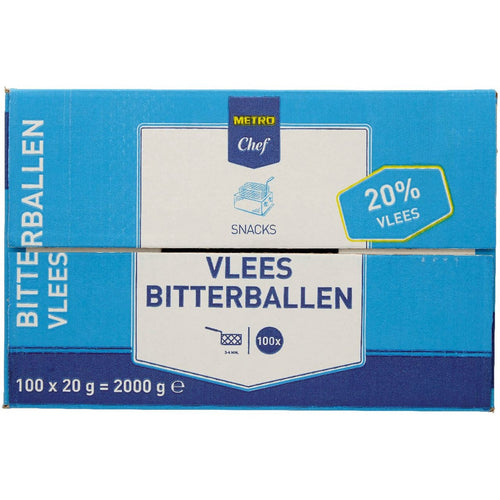 20% Meat bitterbal 100 x 20 g