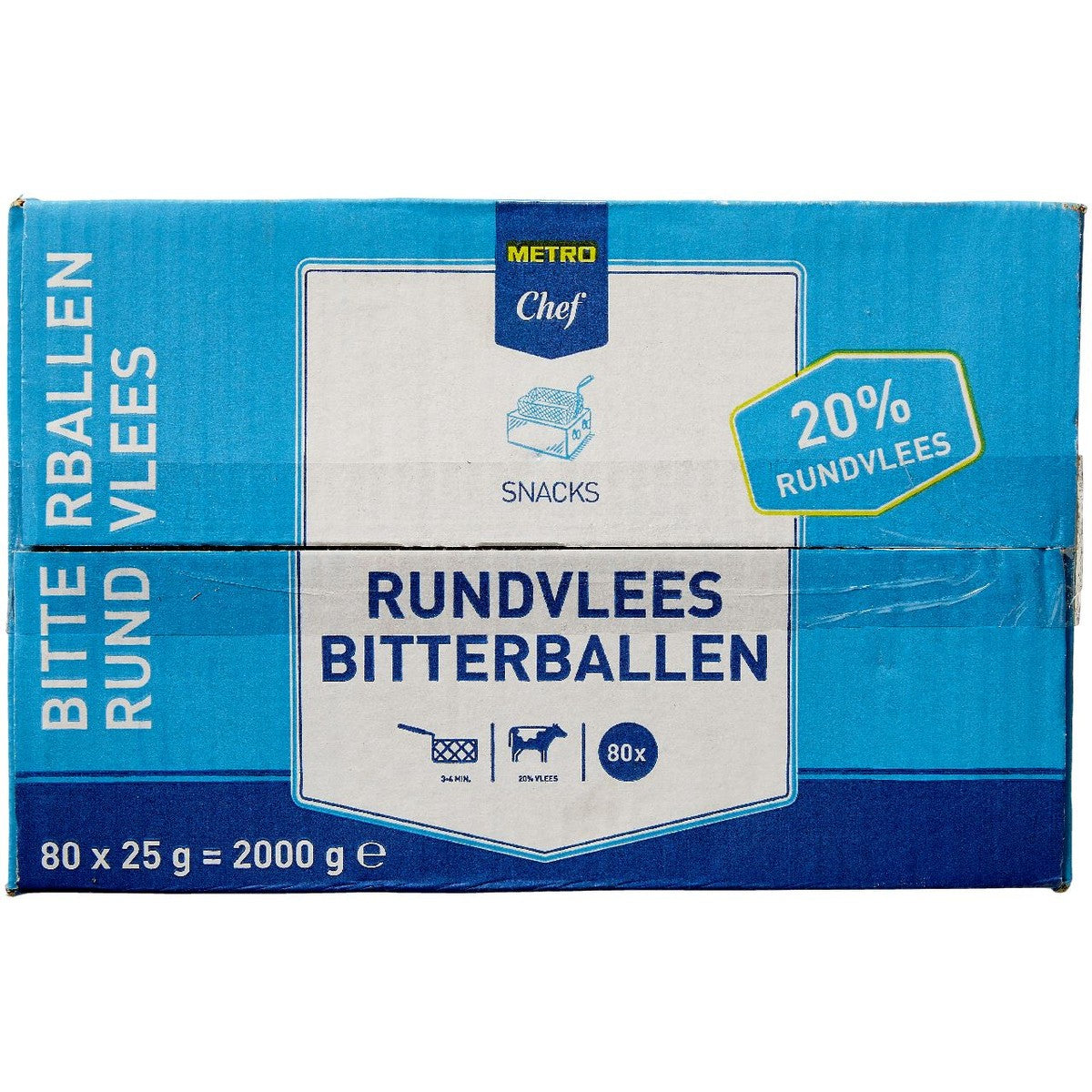 Bitterballen Beef 20% 80 x 25 g
