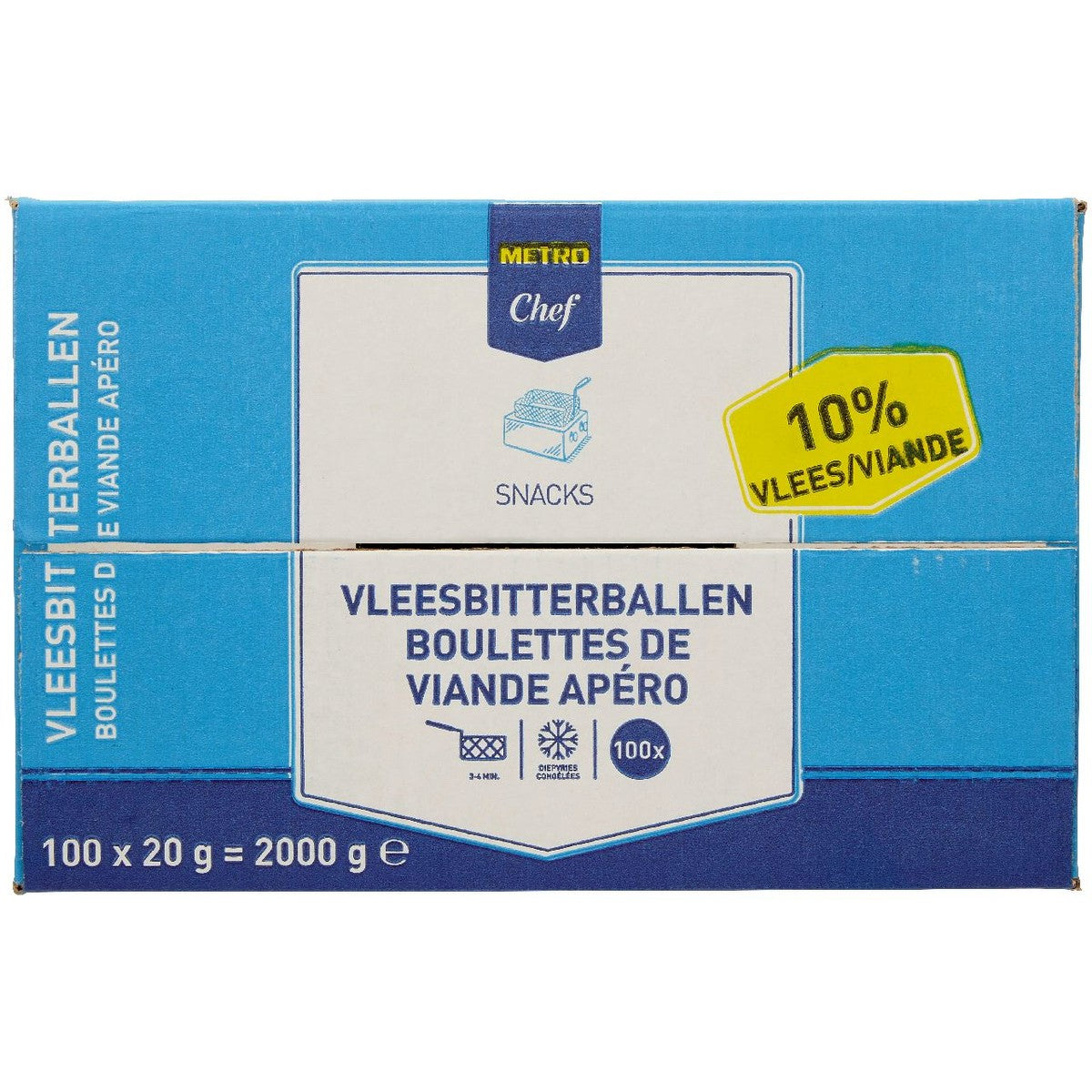 10% Meat bitterballen 100 x 20 g