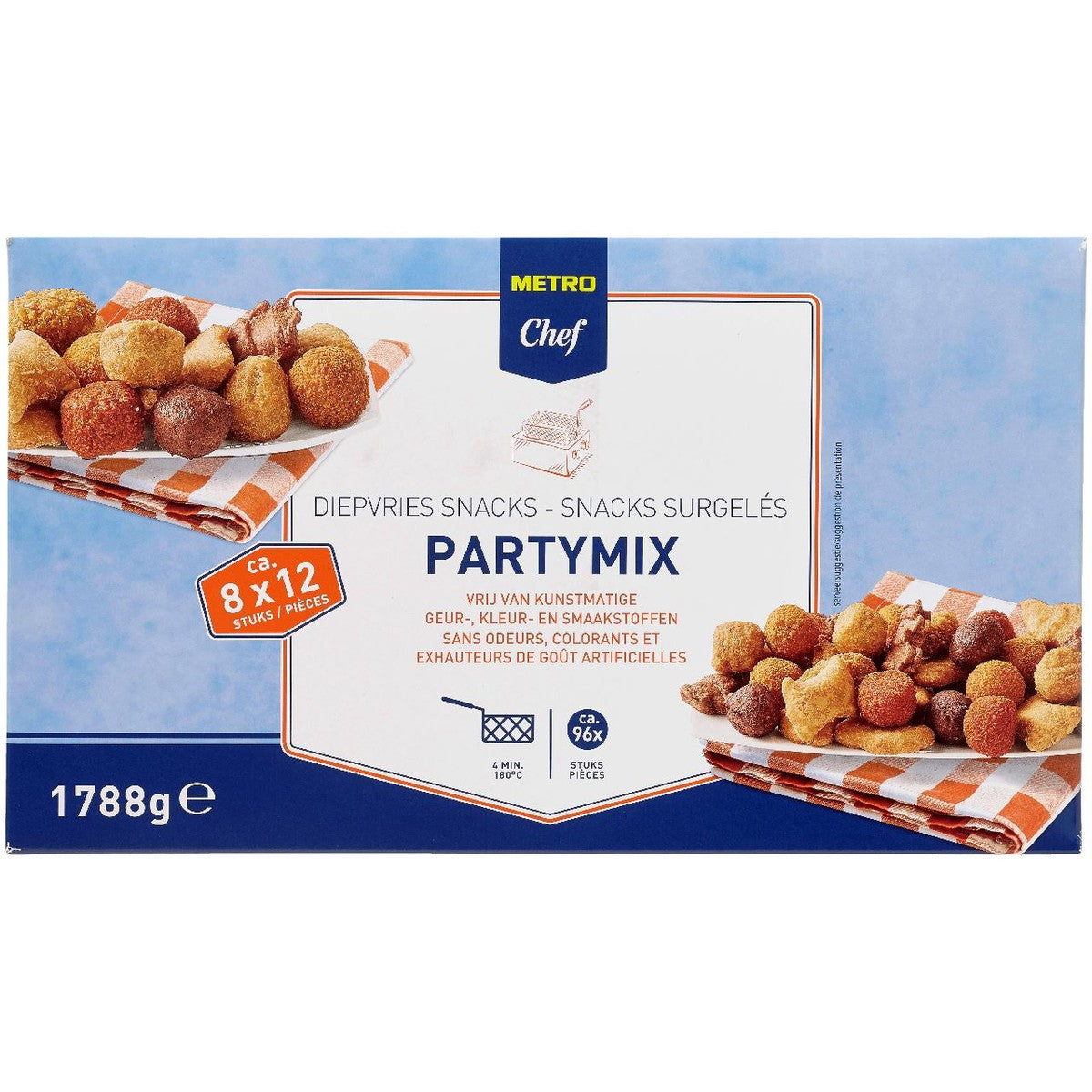 Party mix assorted 96 pieces 1,788 kg