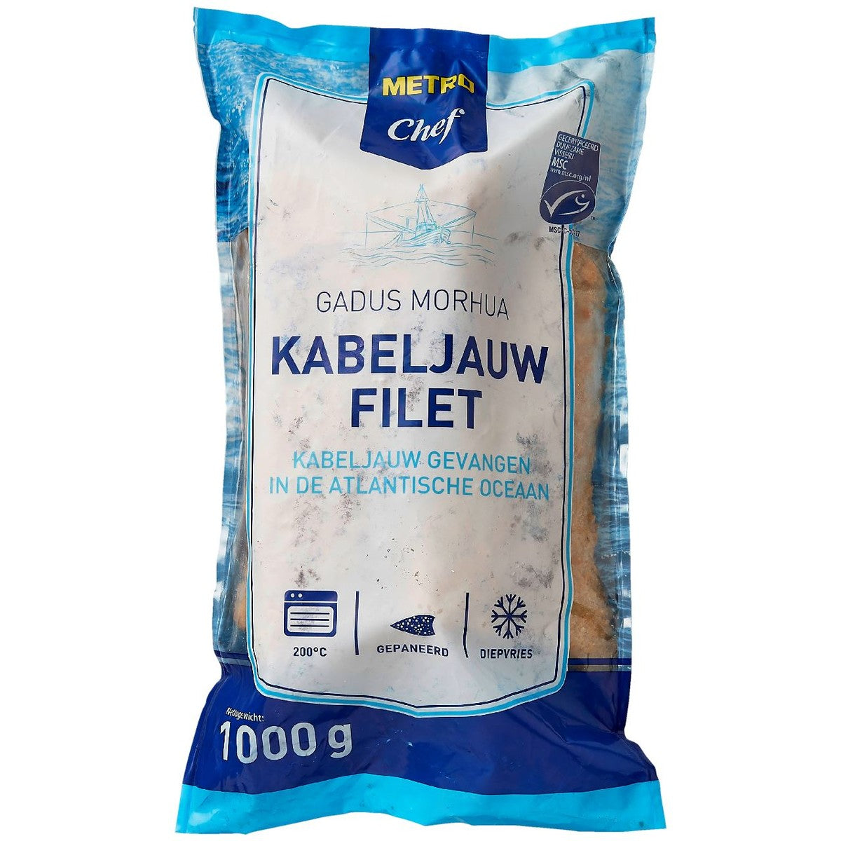 MSC cod breaded 1 kg