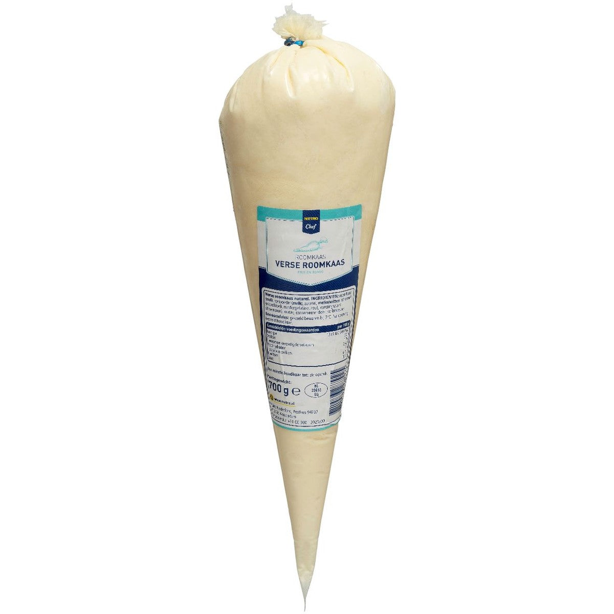Cream Cheese Natural 700 g piping bag