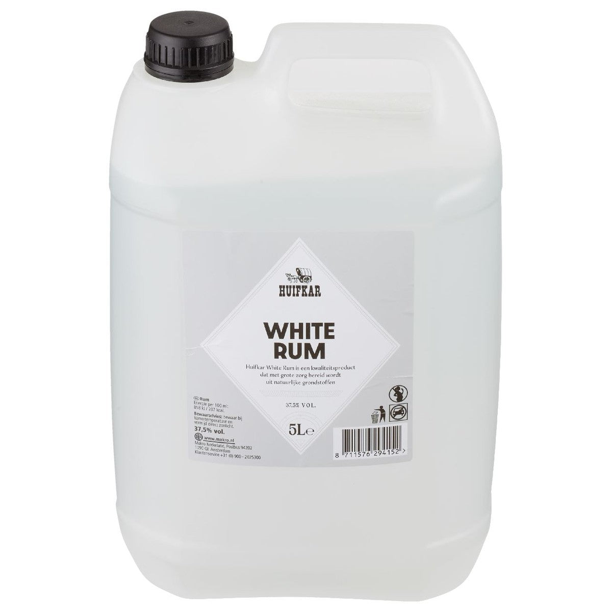 Covered wagon Rum White can 5 l 37.5%