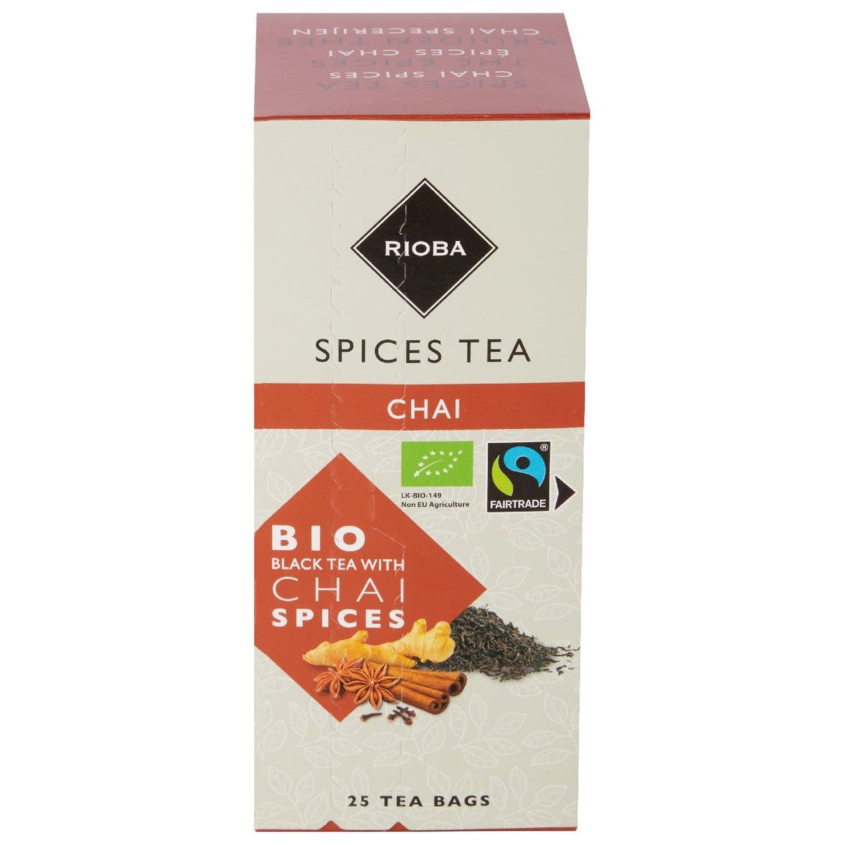 RIOBA Bio Black tea chai 25 pcs 38 g