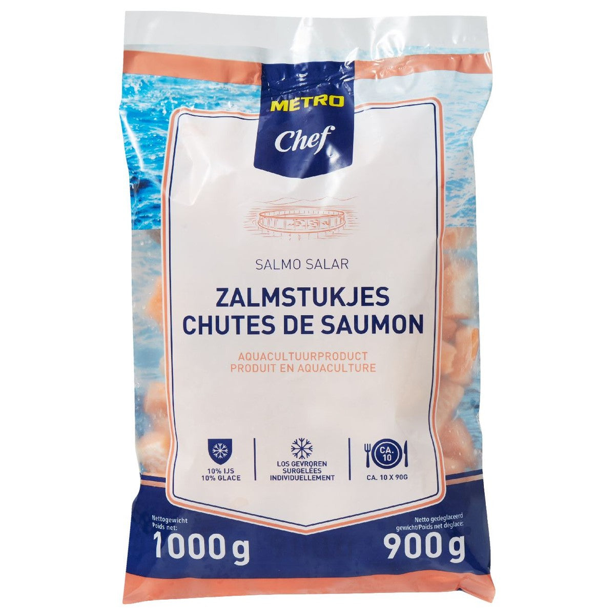 Salmon pieces 1 kg