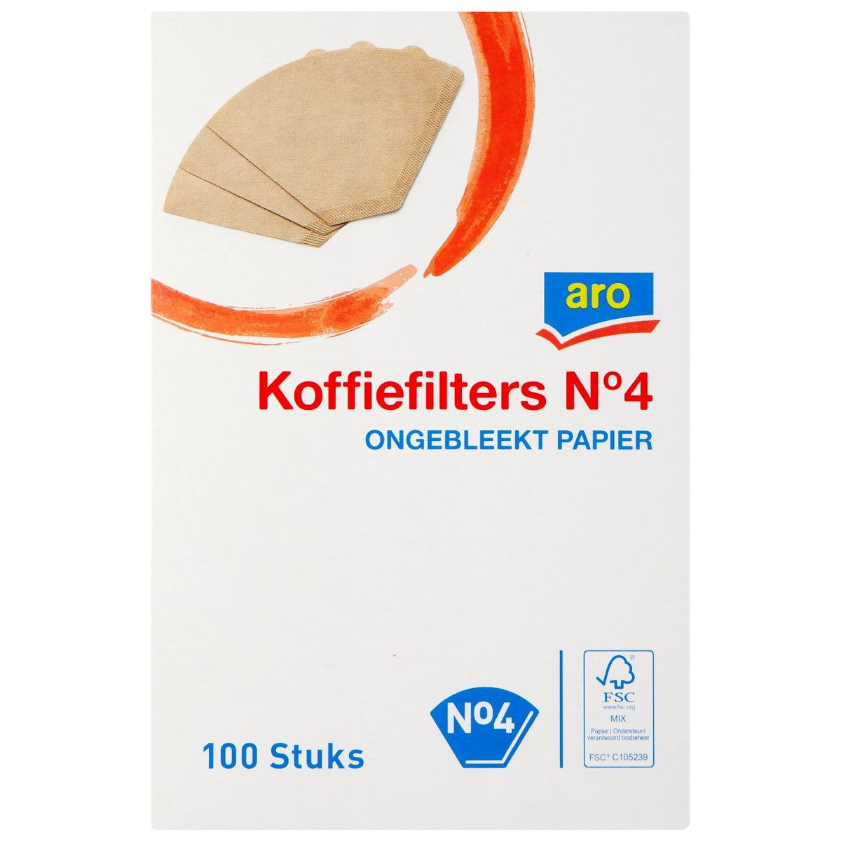 aro Coffee Filters Br No4 100 pieces 158 g