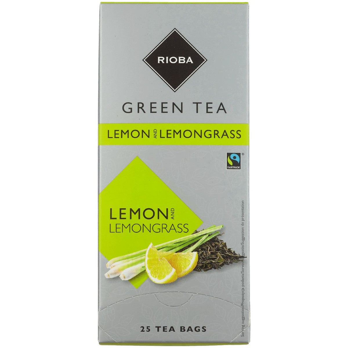 RIOBA Green Tea Lemon & Lemongrass 25 x 2 grams