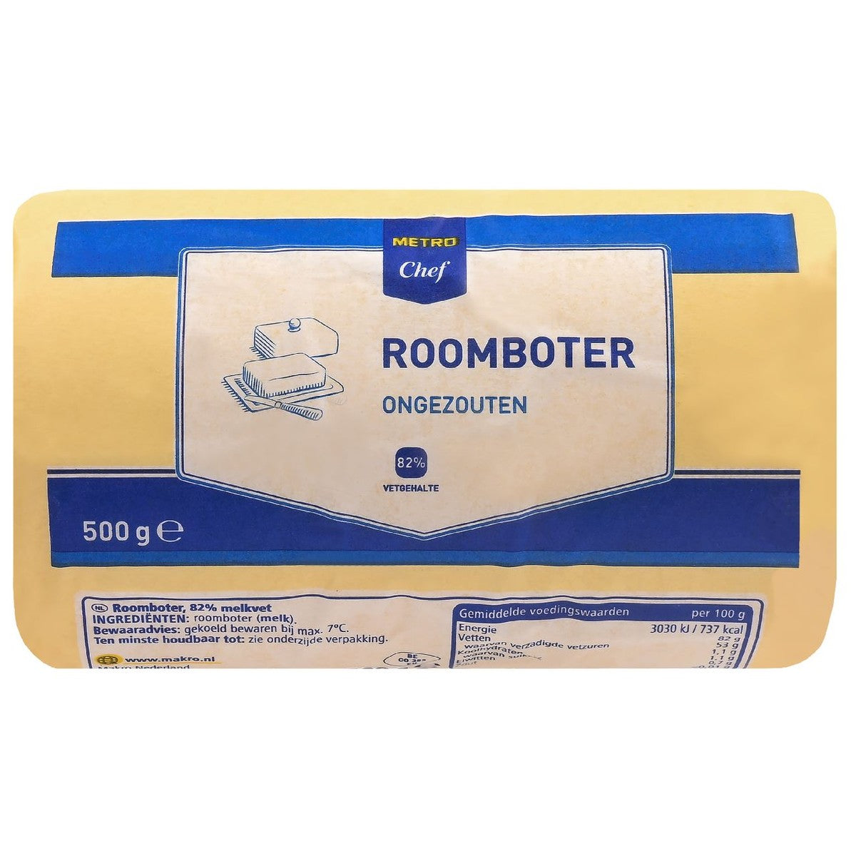 Butter unsalted roll 500 g