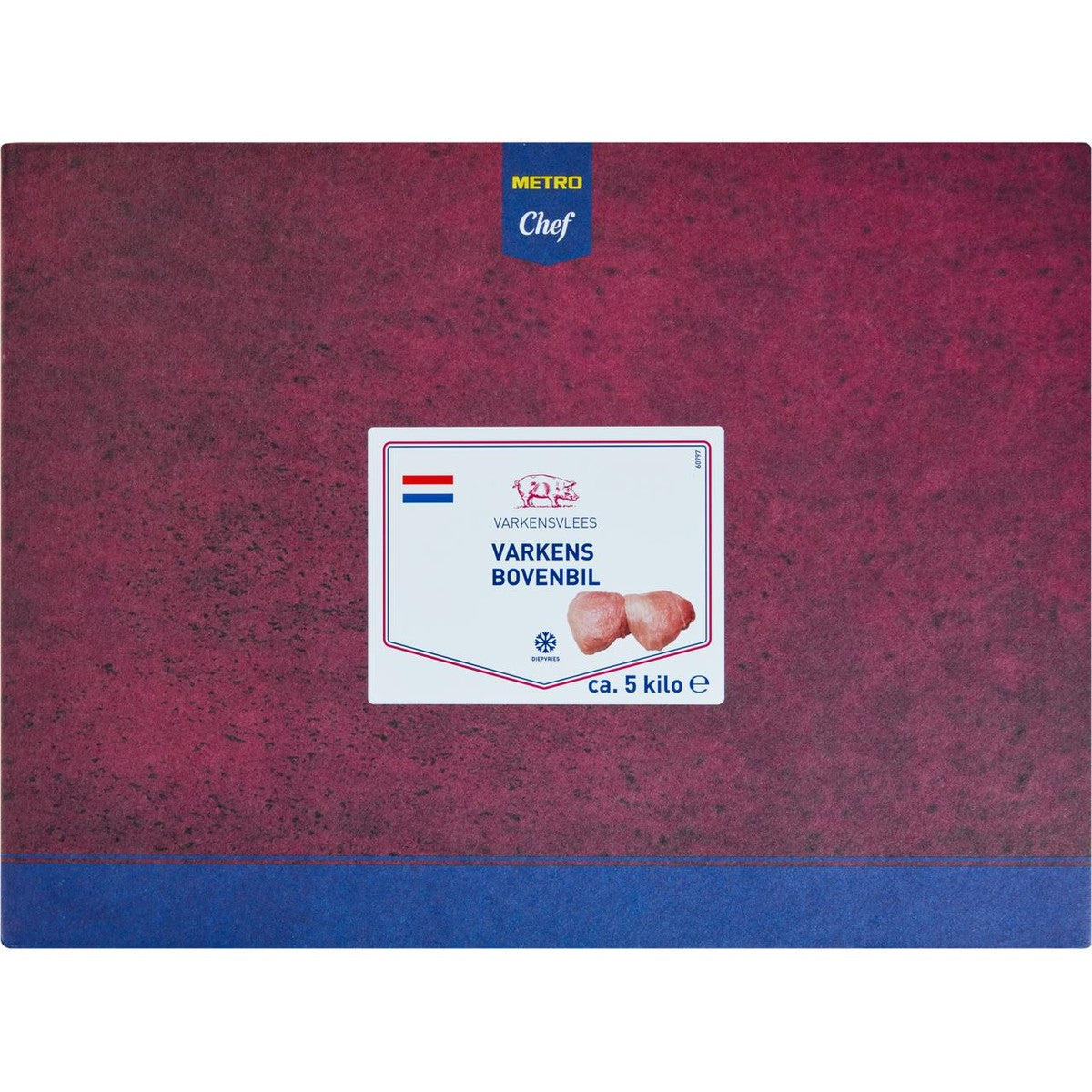 Pigs Topside without ball without lid frozen vacuum approx. 6 kg