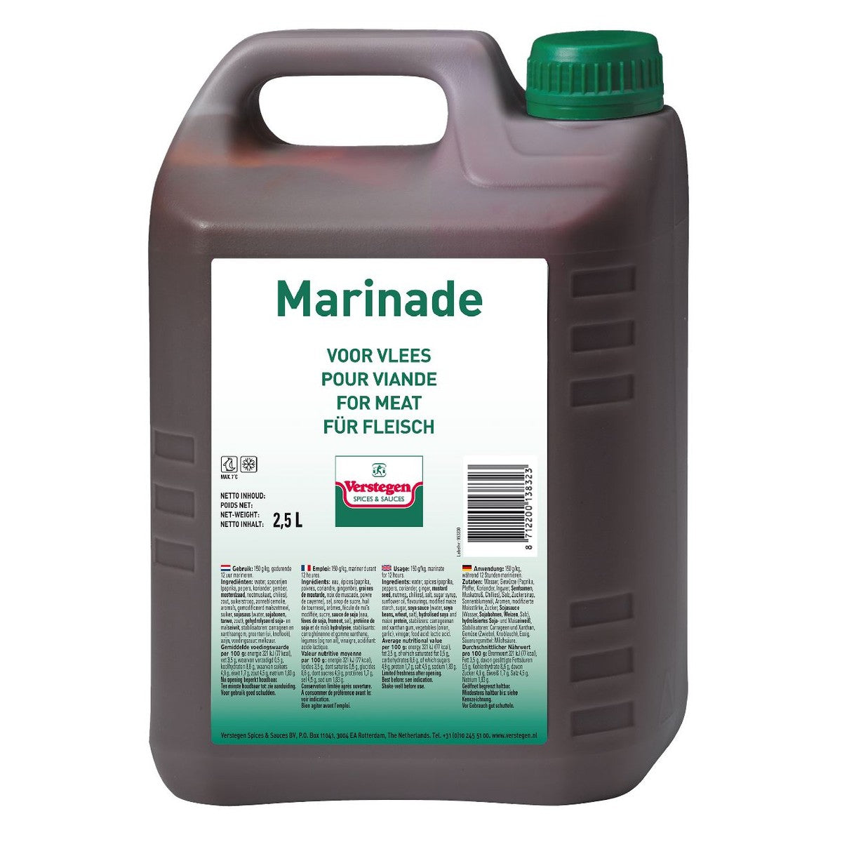 Verstegen Marinade for meat 2.5 l can