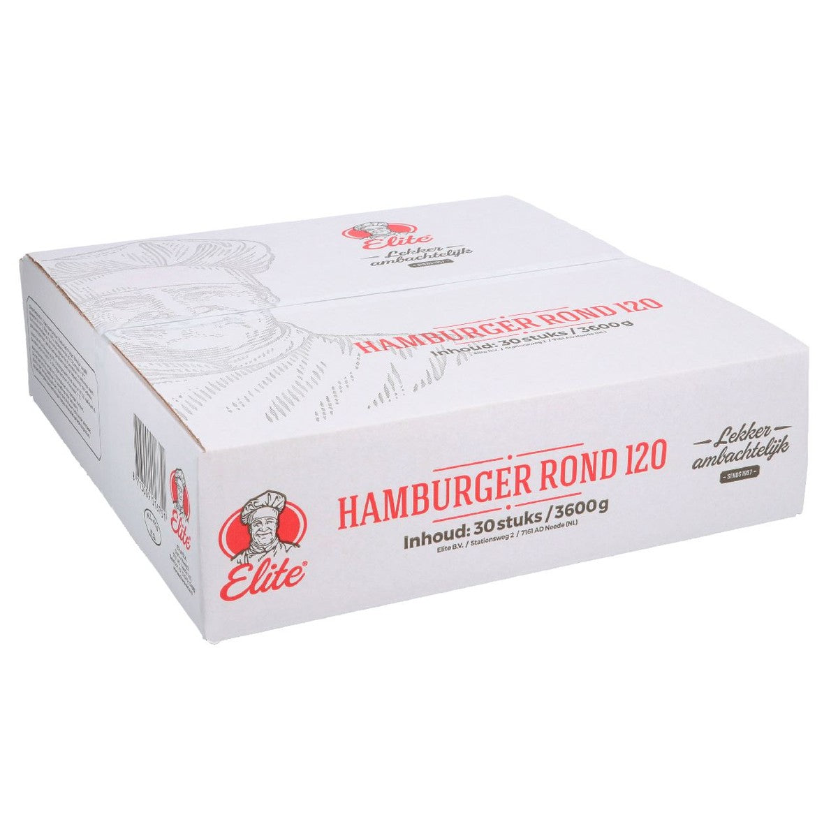 Elite Hamburger round 30 x 120 g