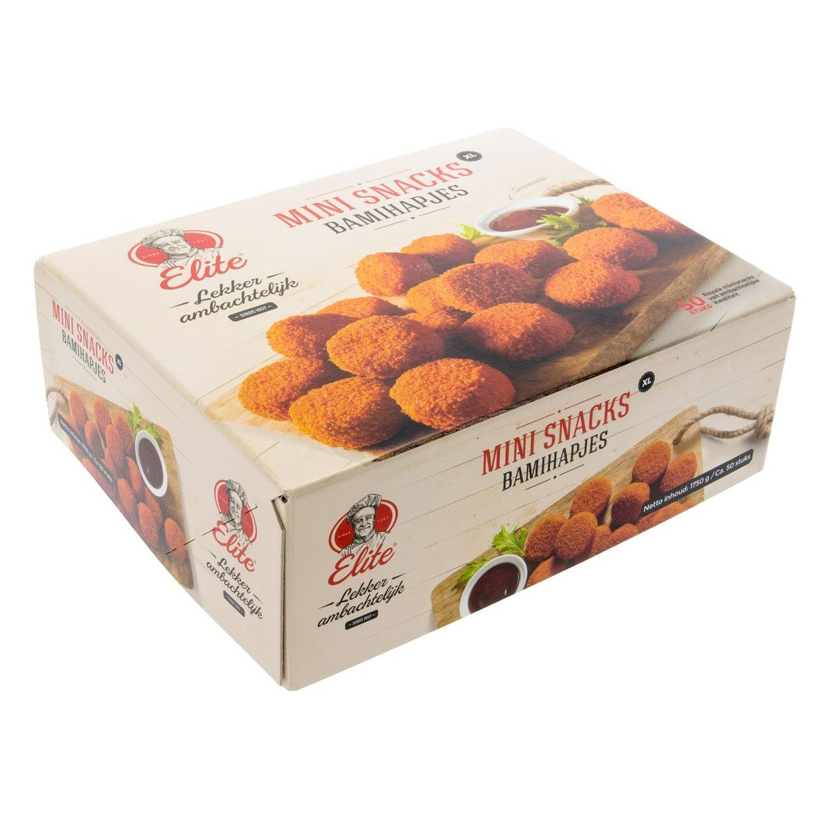 Elite Mini Snacks extra large Bami snacks 50 x 35 g