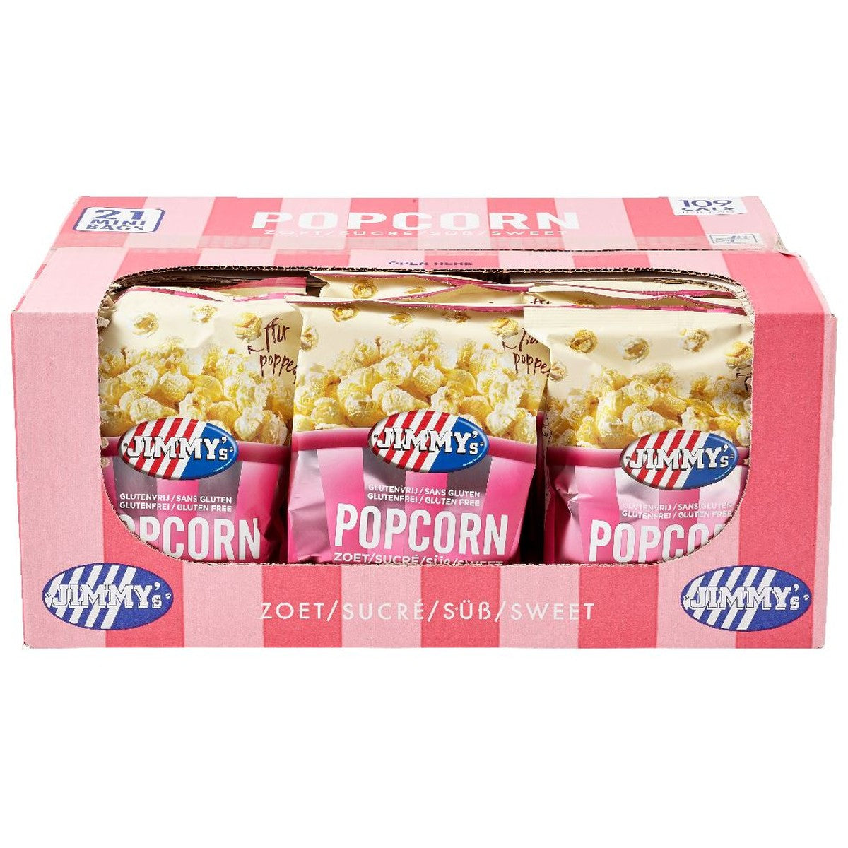 JIMMY's Popcorn mini sweet 21 bags 540 g