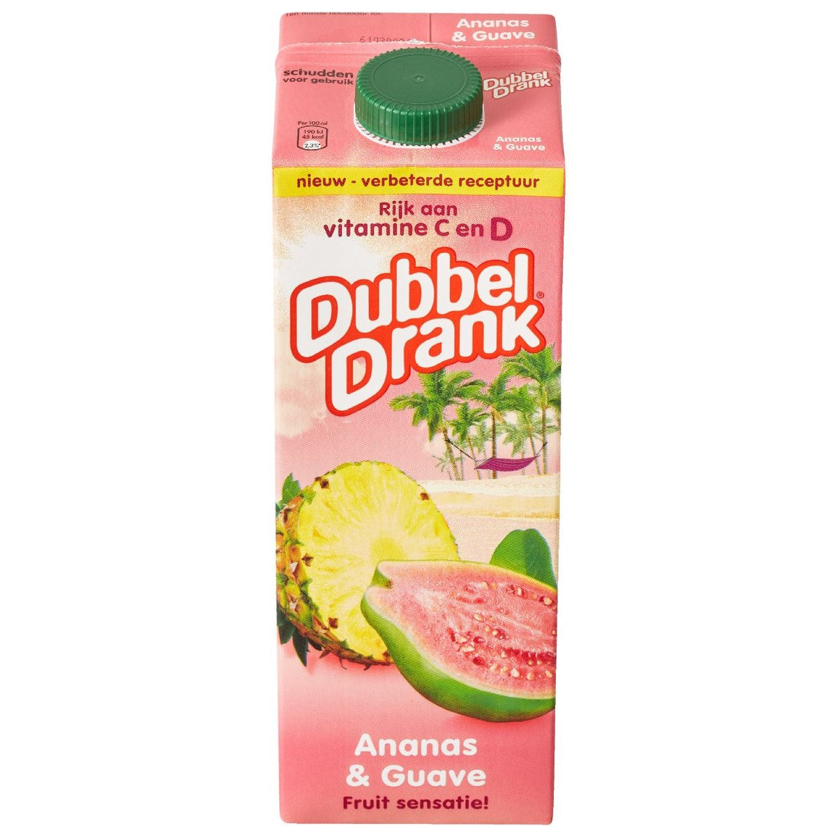 DubbelDrank Pineapple & Guarana 1 l