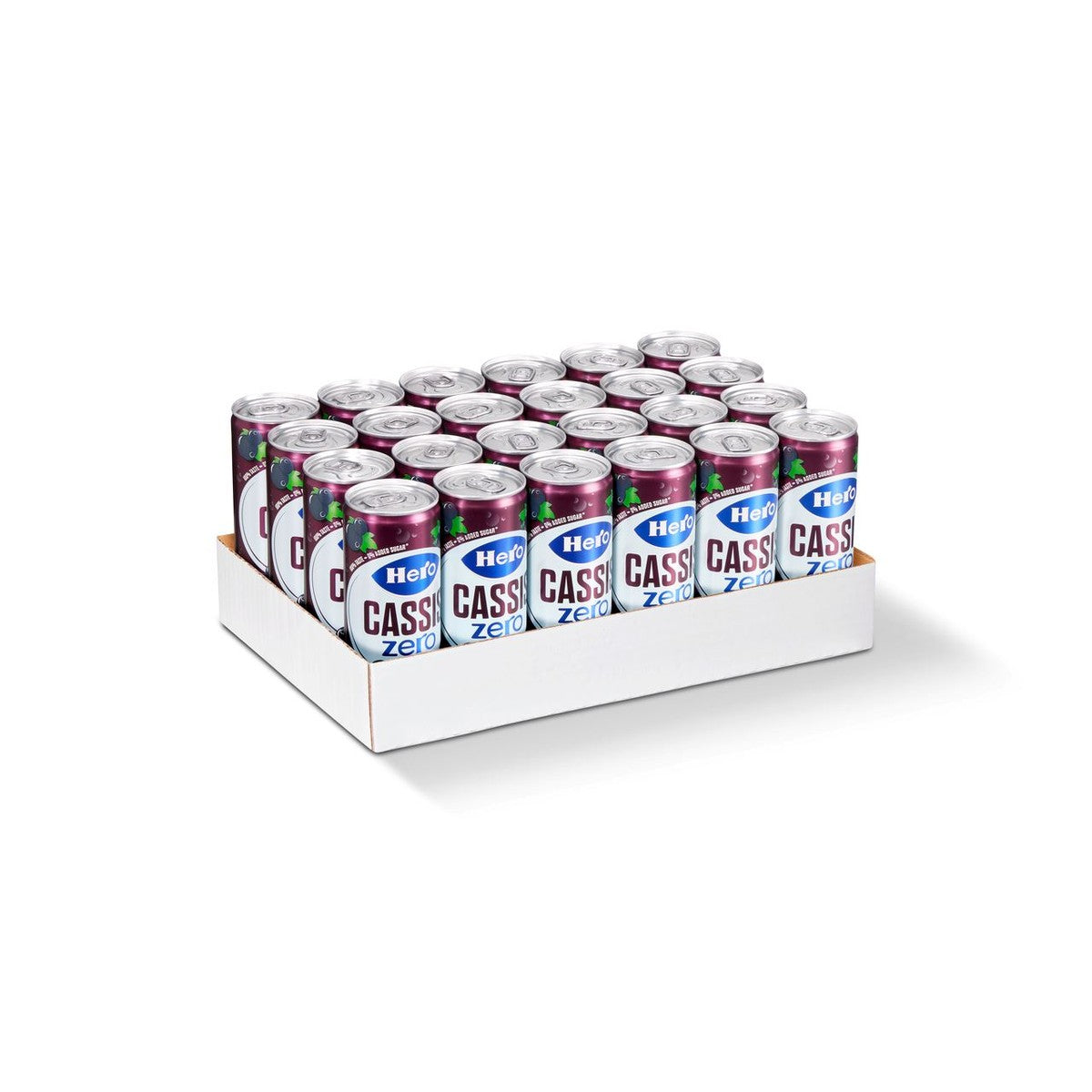 Hero Cassis Zero can 24 x 25 cl
