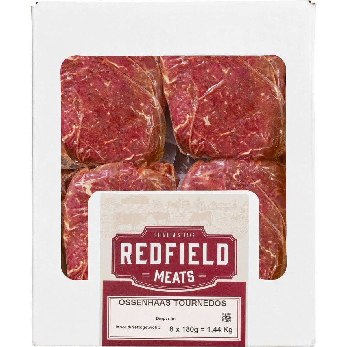 REDFIELD MEATS Tournedos frozen 8 x 180 g