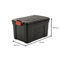 IRIS Storage box SIA 60 l black/red