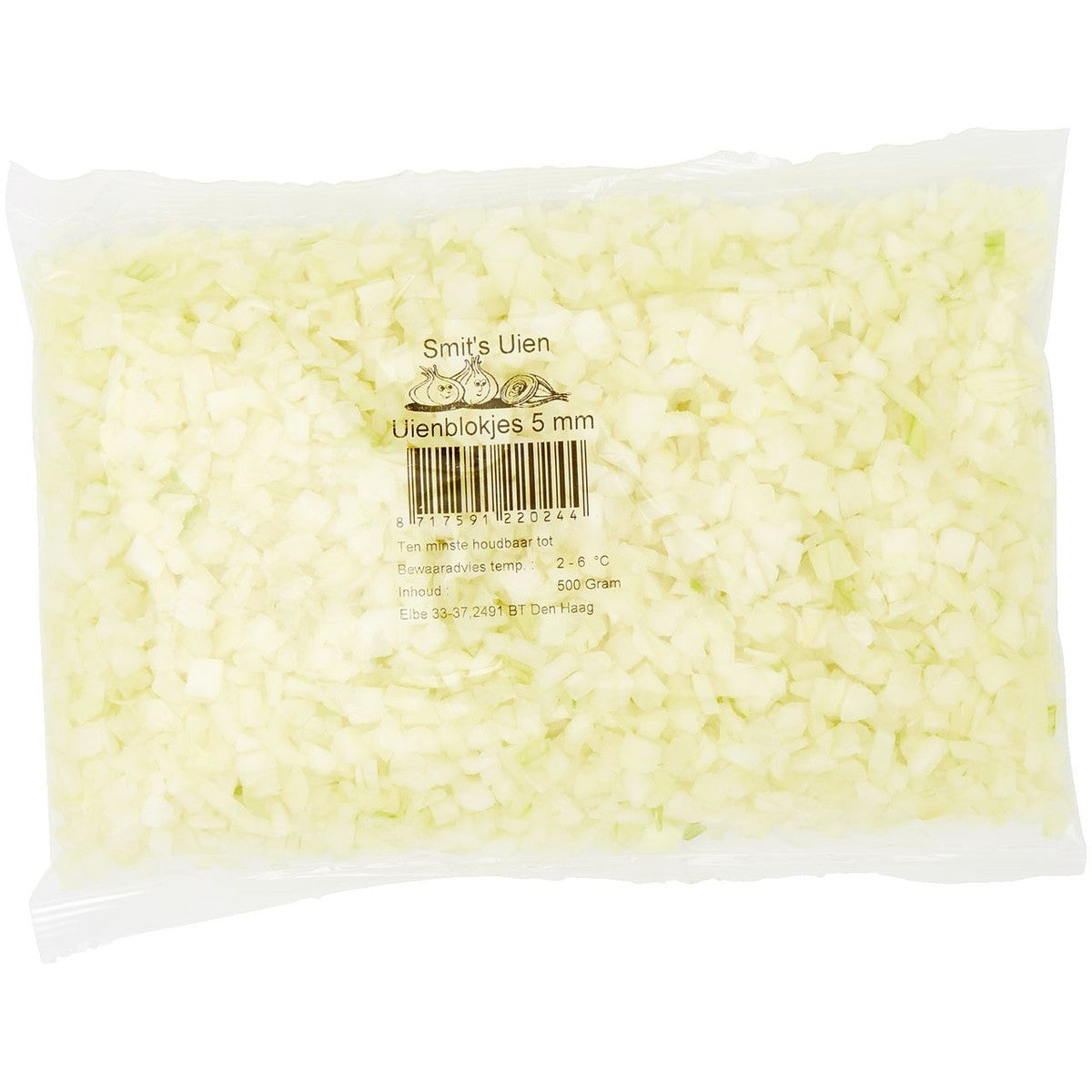 Onion Cubes White 5 mm 500 g *