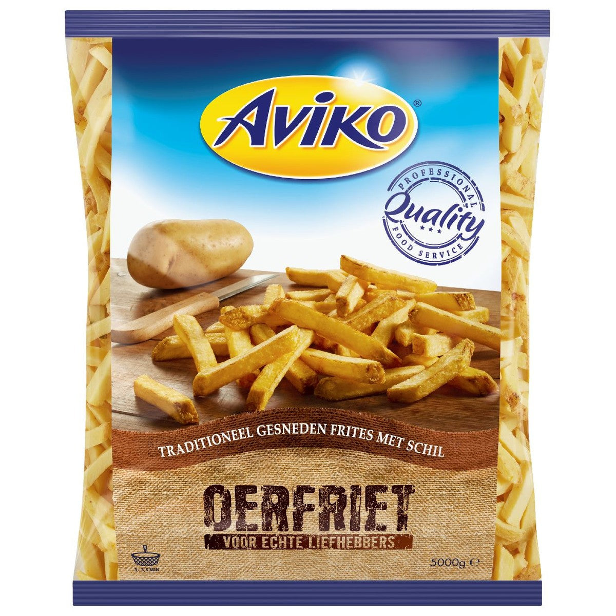 Aviko Primal fries with skin 11mm 2 x 5 kg