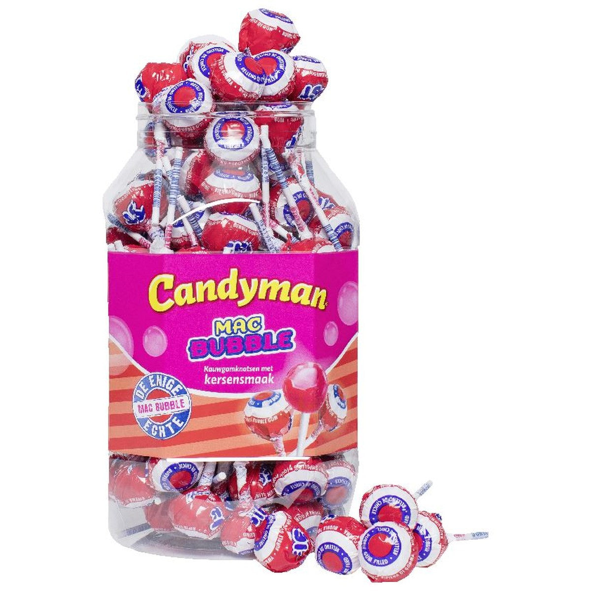 Candyman Mister Bubble cherries 100 pieces 1.5 kg