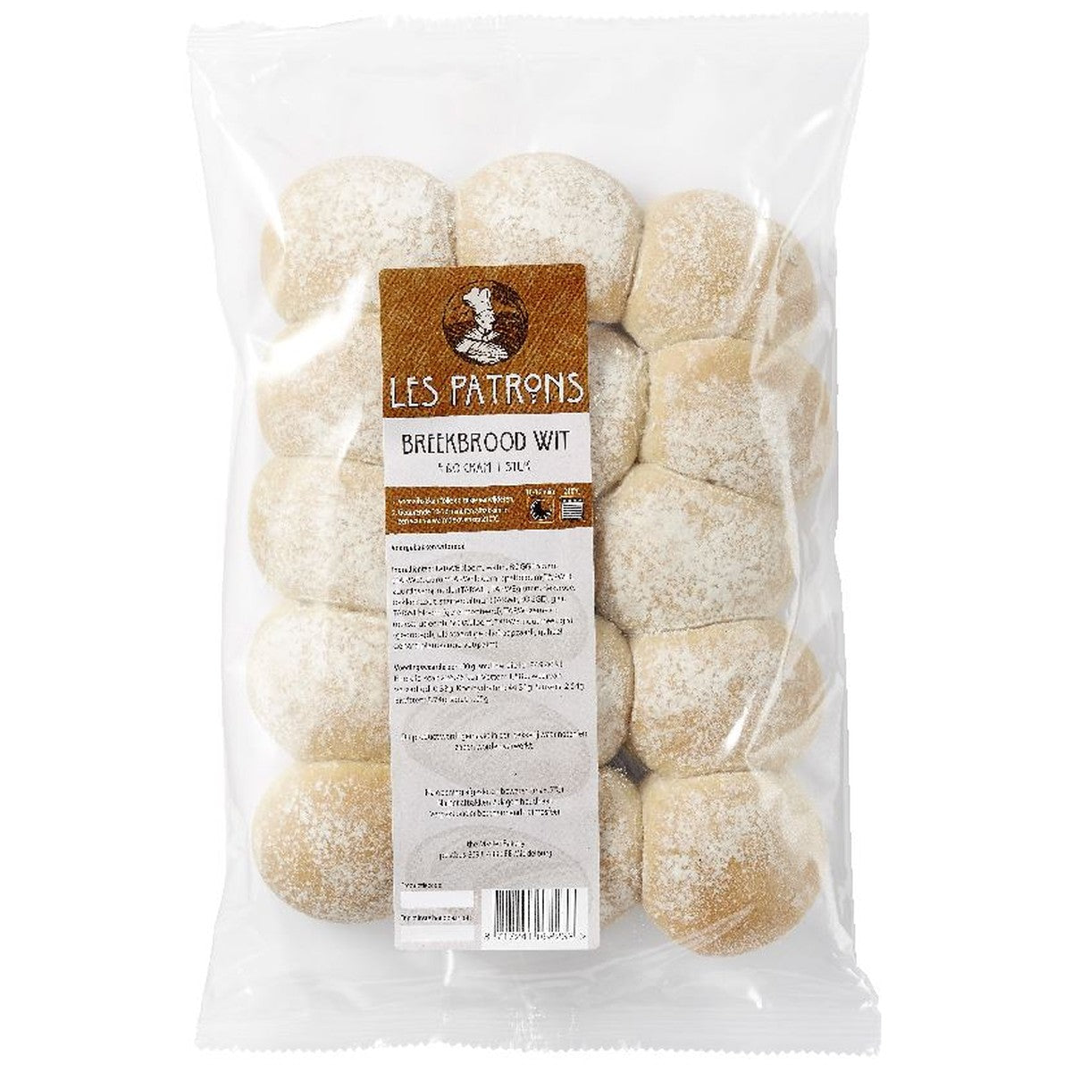 Les Patrons Pre-baked Break Bread white 460 grams