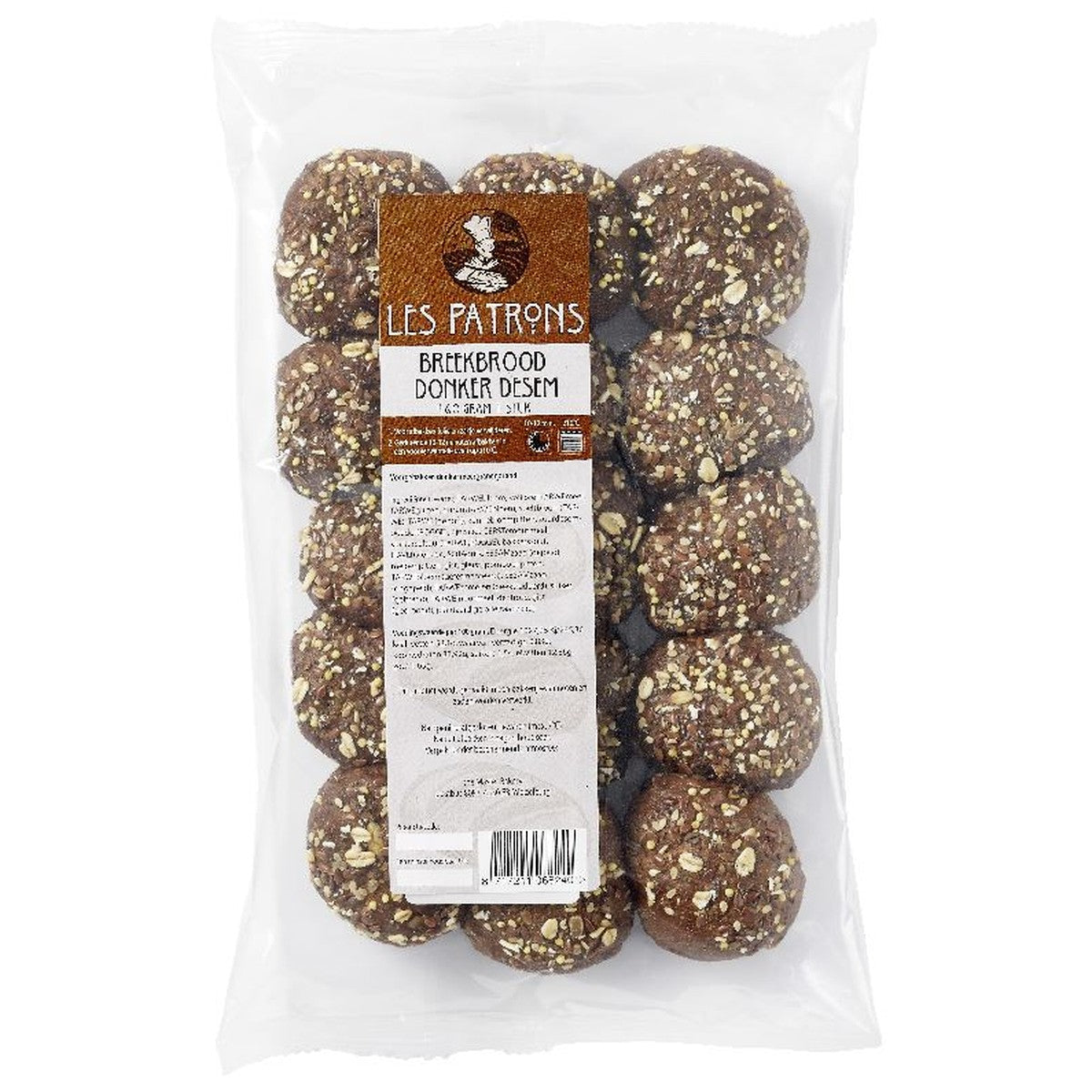 Les Patrons Pre-baked Break Bread Sourdough Dark 460 grams