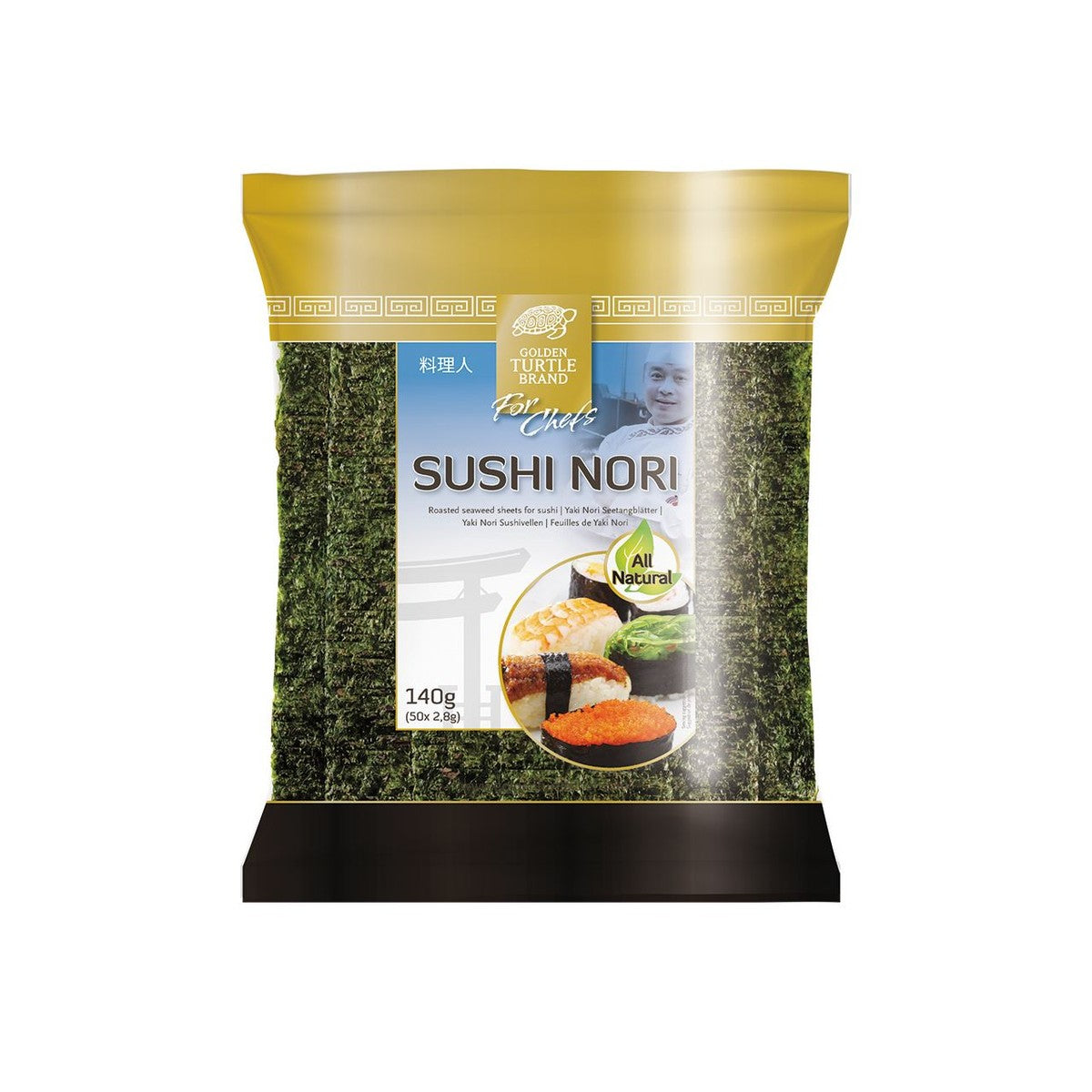 GOLDEN TURTLE BRAND Sushi Nori 140 g