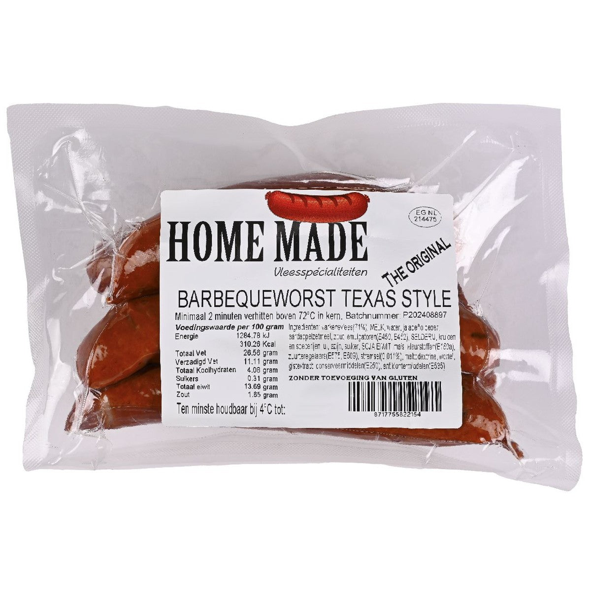 HOME MADE BBQ sausage Texas style 400 grams