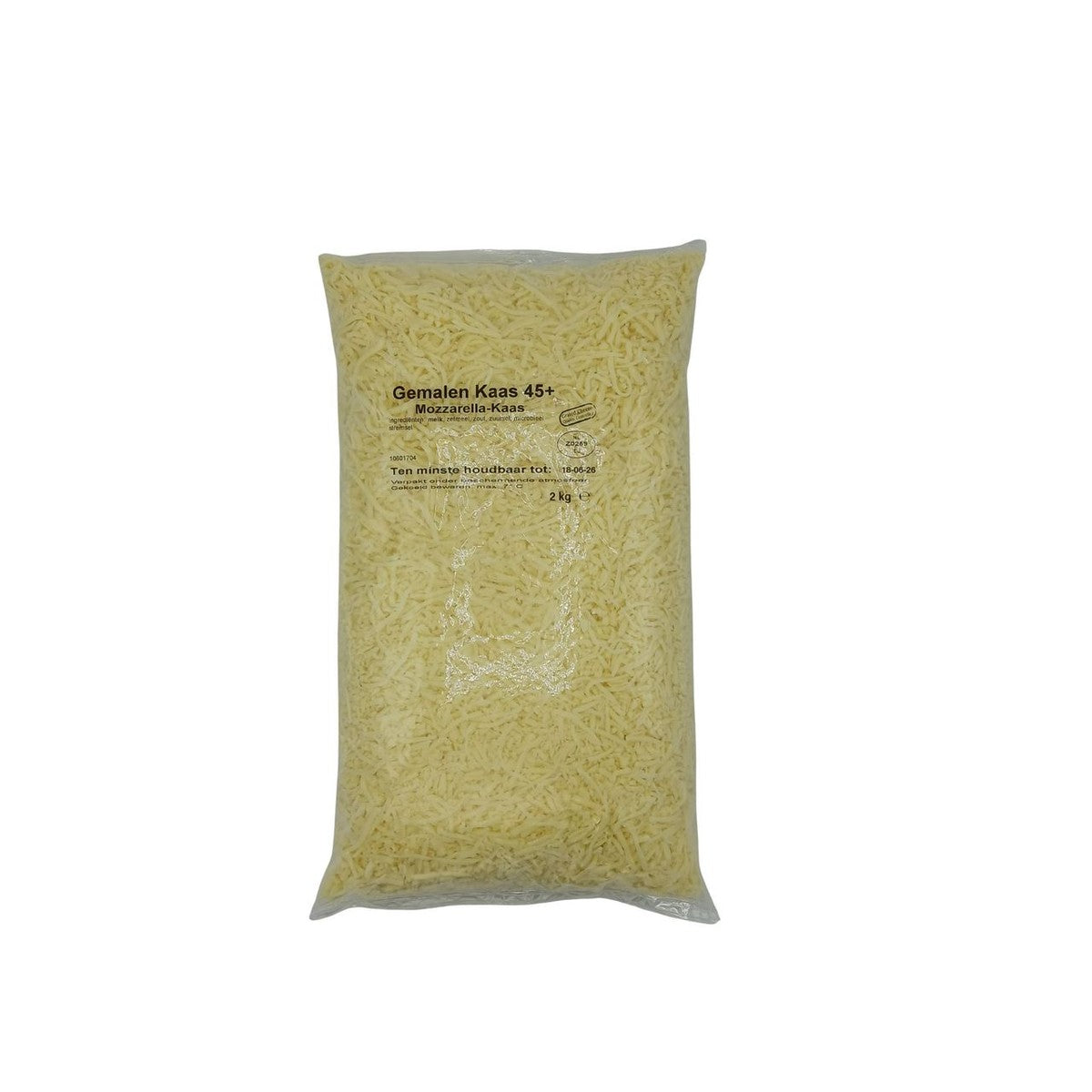 A-Cheese Grated Mozzarella-Gouda mix 2 kg