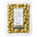 L'Oro del Sole Green Olives with garlic 600 g