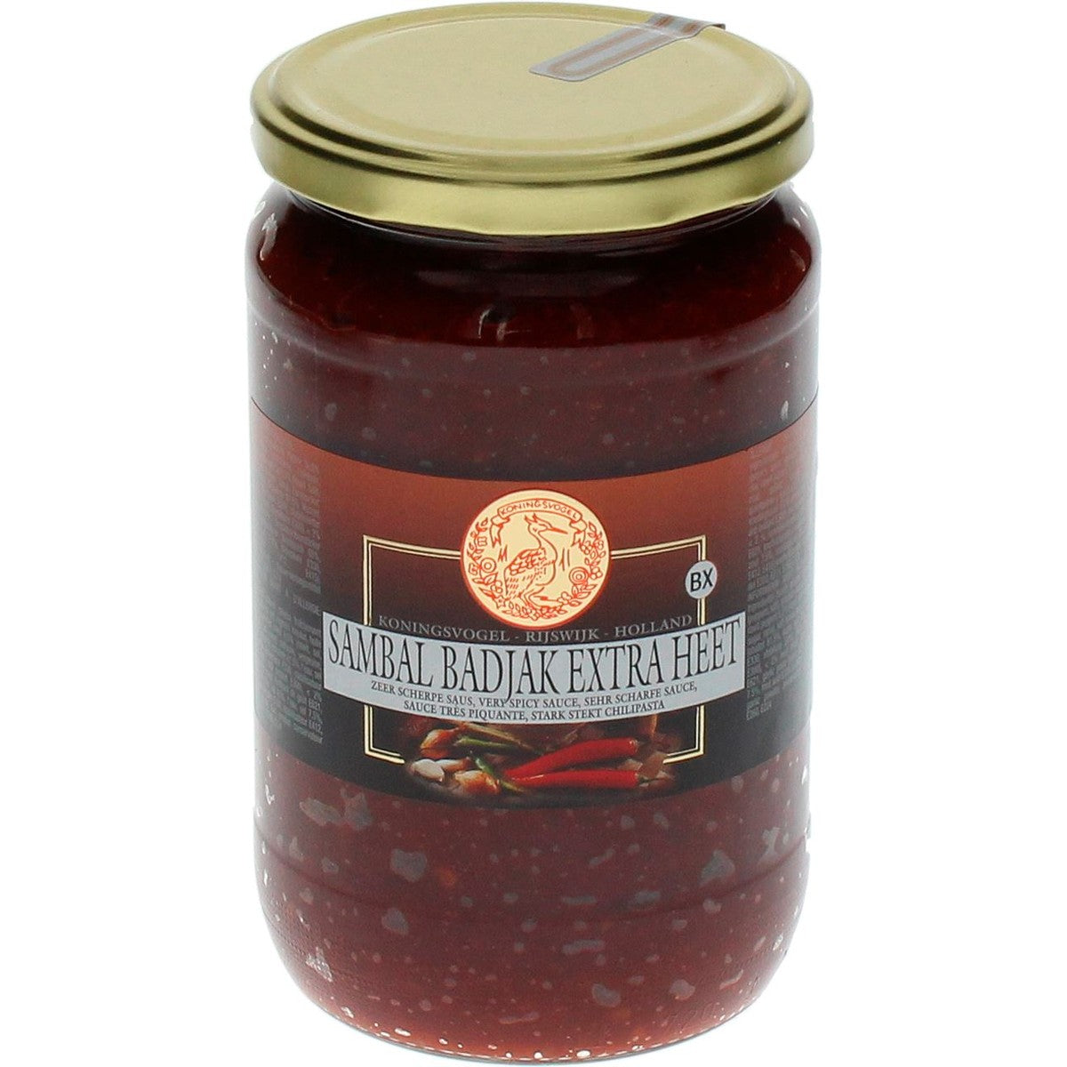 Koningsvogel Sambal bathrobe extra hot 750 grams