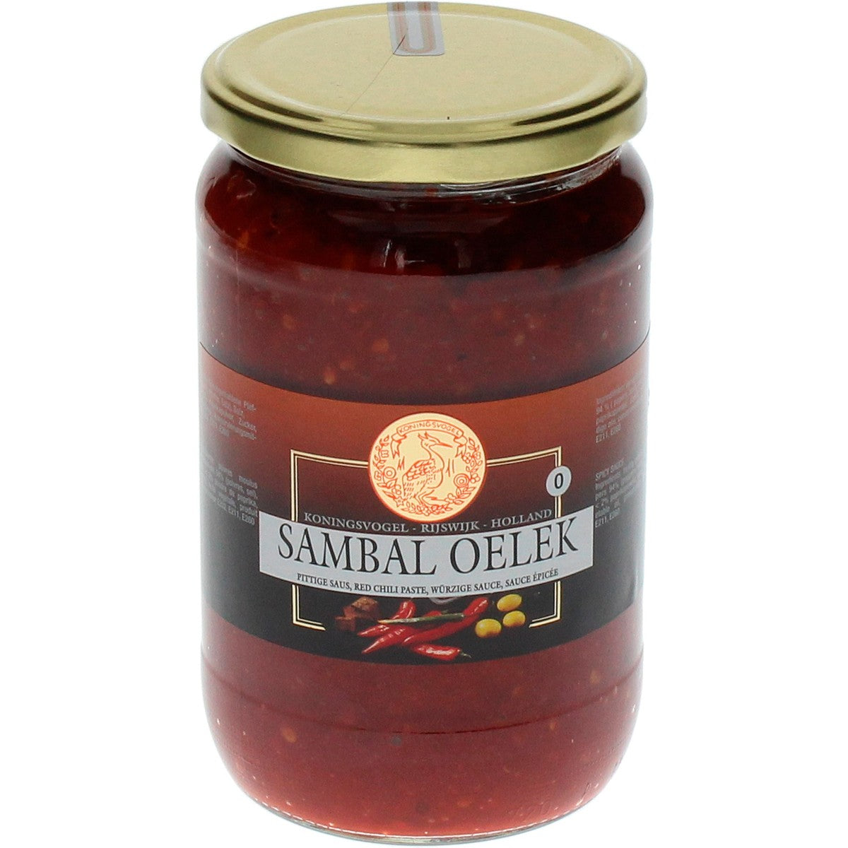 Koningsvogel Sambal oelek 750 grams