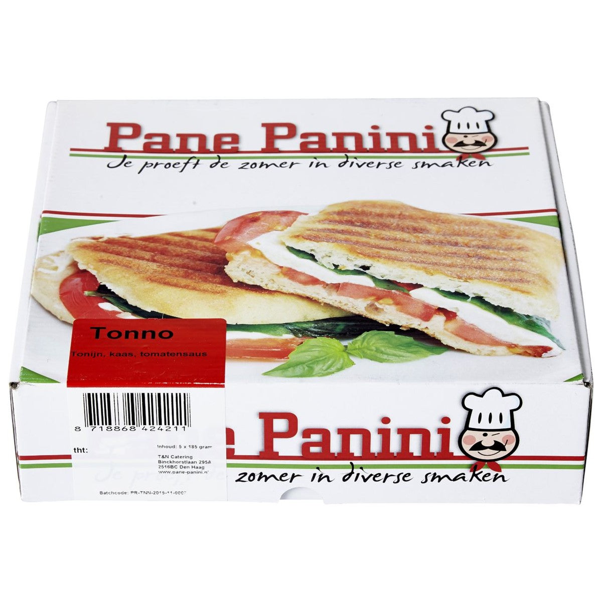 Pane Panini tuna 5 x 180 grams