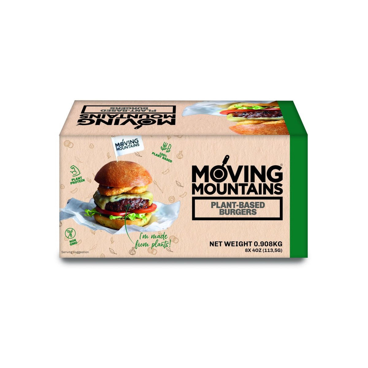 Moving Mountains Vegan Burger frozen 8 x 113.5 g