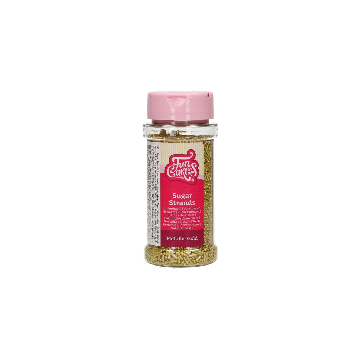 FunCakes Sugar Strands Metallic Gold 80 g