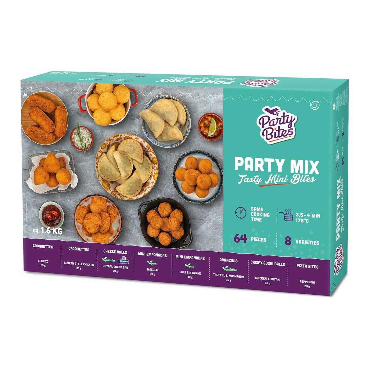 PARTY BITES Tapas mix Fry 64 x 25 g