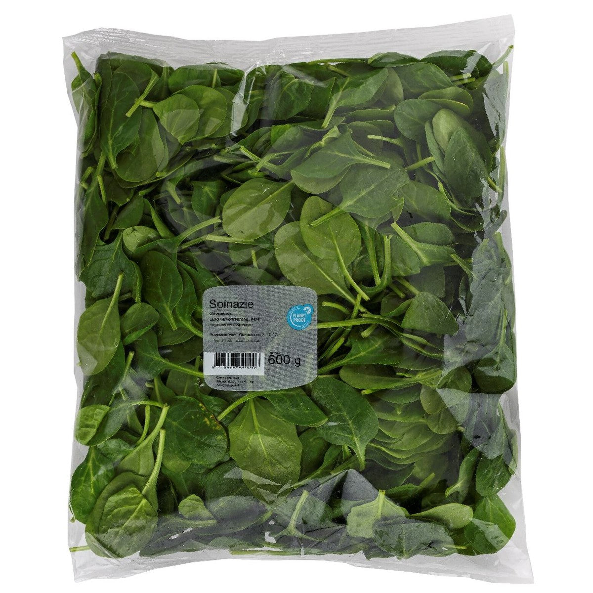 Spinach washed 600 g