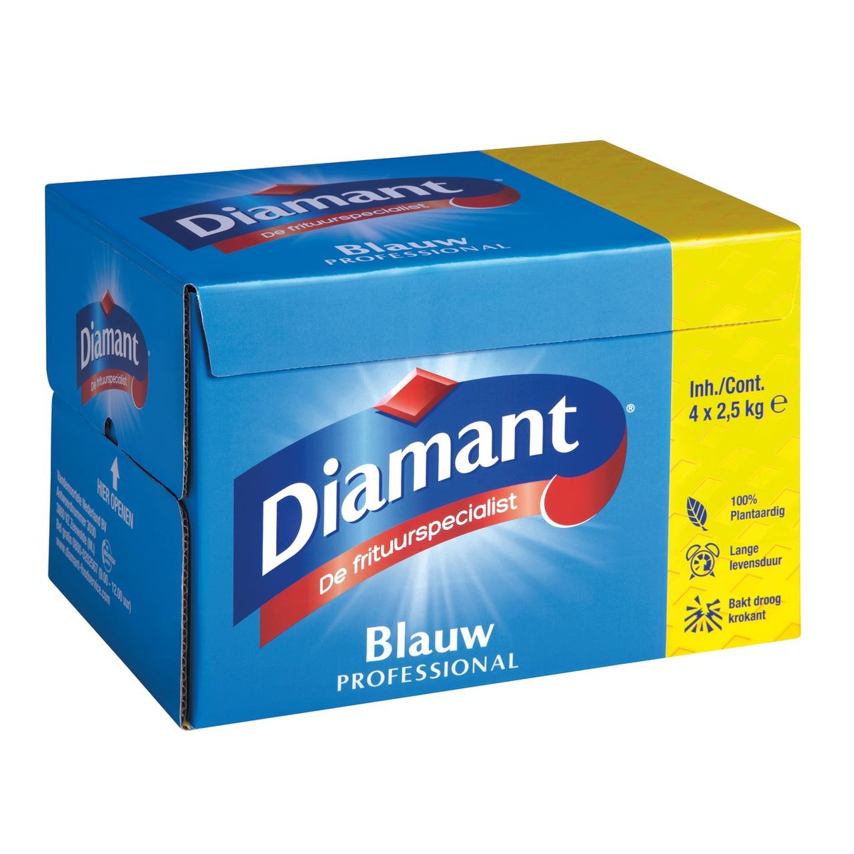 Diamant Blue Solid frying fat 4 x 2.5 kg