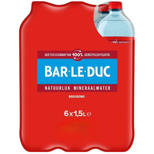Bar-le-Duc Natural Mineral Water Sparkling 6 x 1.5 l