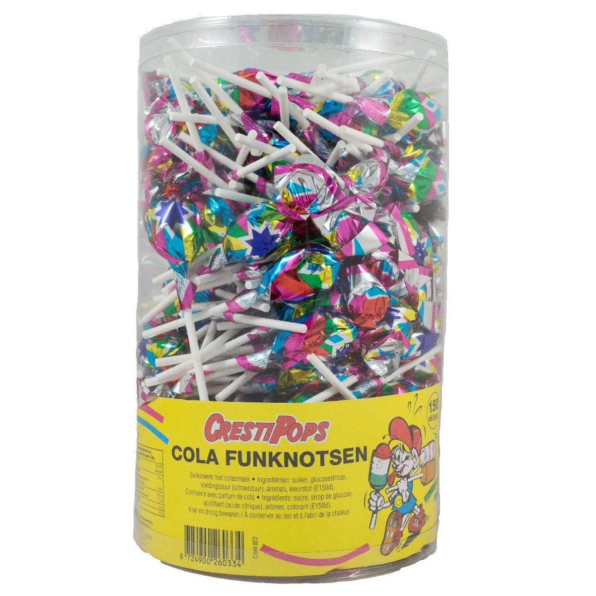 Crest Cola Funknotsen 150 pieces 1.575 kg