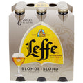 Leffe Blond Belgian Abbey Beer bottles 6 x 30 cl 6.6%