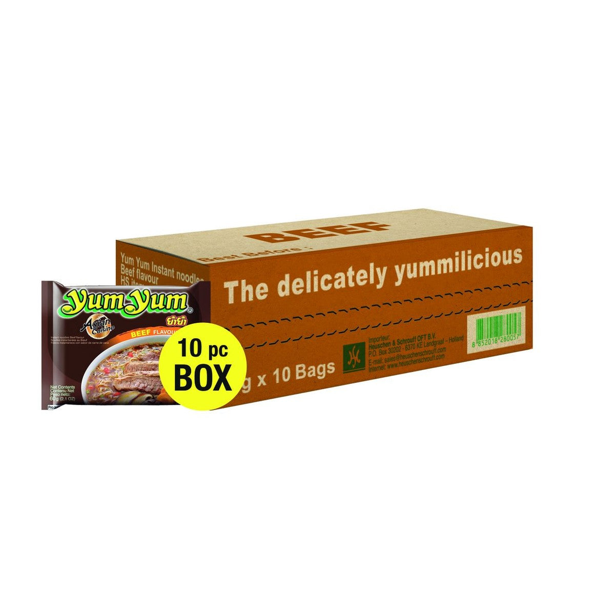 Yum Yum Bami Soup Beef 10 x 60 g