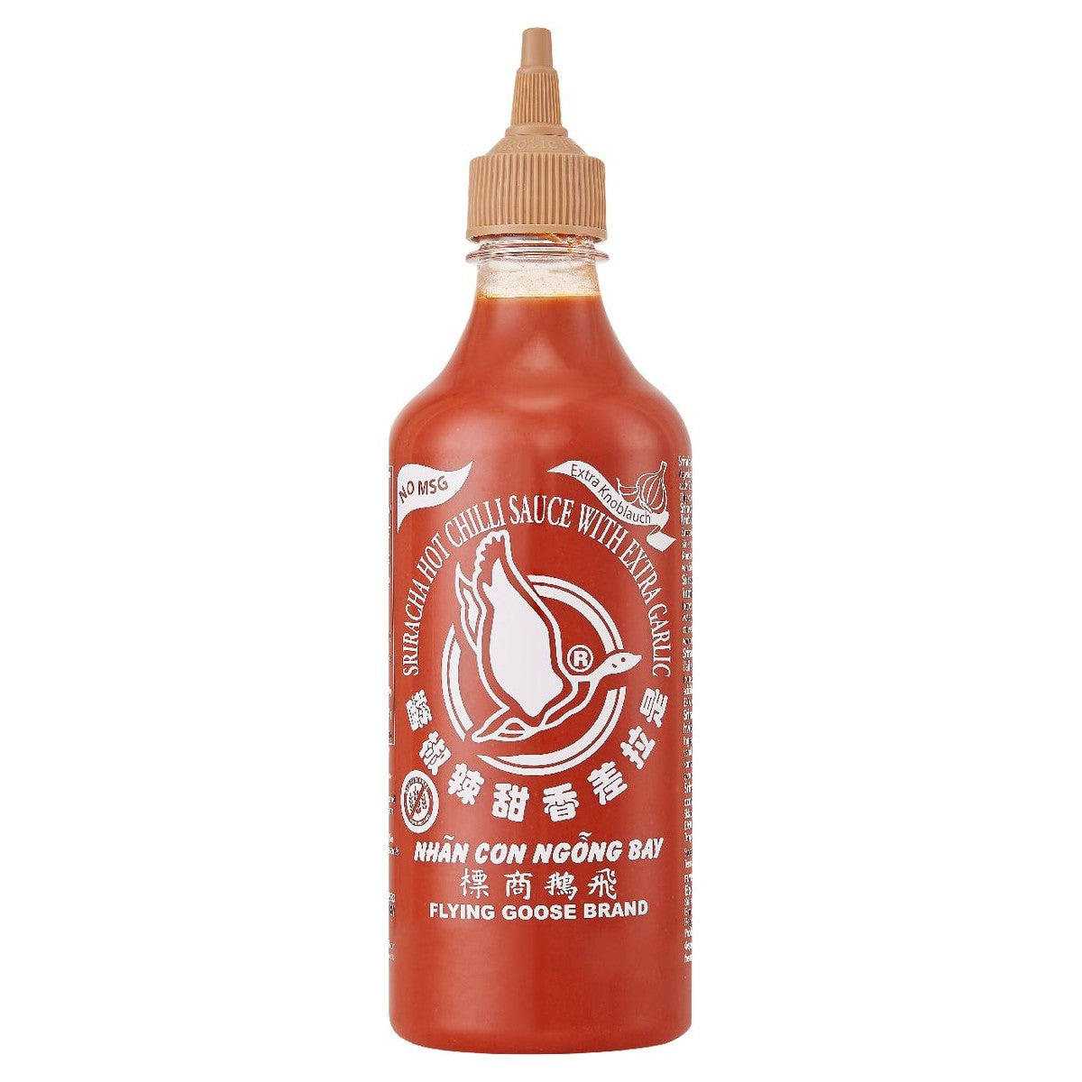 Flying Goose Sriracha Chili Sauce with Garlic no MSG 455 g