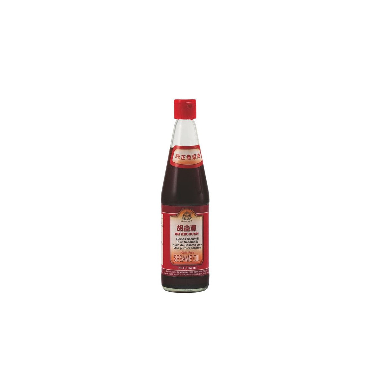 Oh Aik Guan Sesame Oil 650 ml