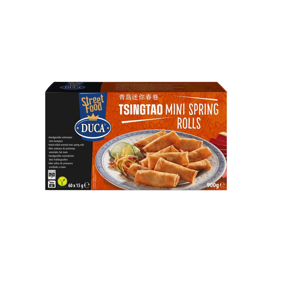 Duca Tsingtao mini spring rolls 60 x 15 g
