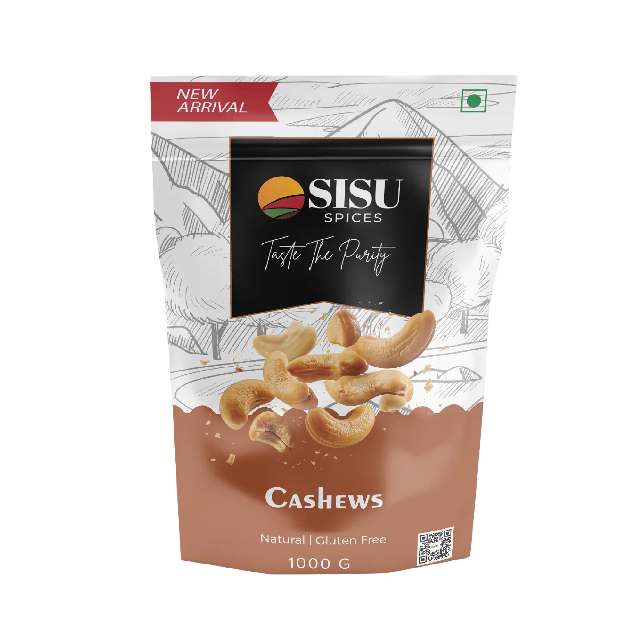 SISU - Cashew Unroasted (1kg)